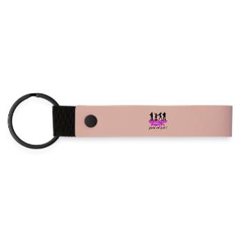 Schlager Party, Schlager Musik, je trouve ça cool - Porte-clés en PU mat - rose - Devant