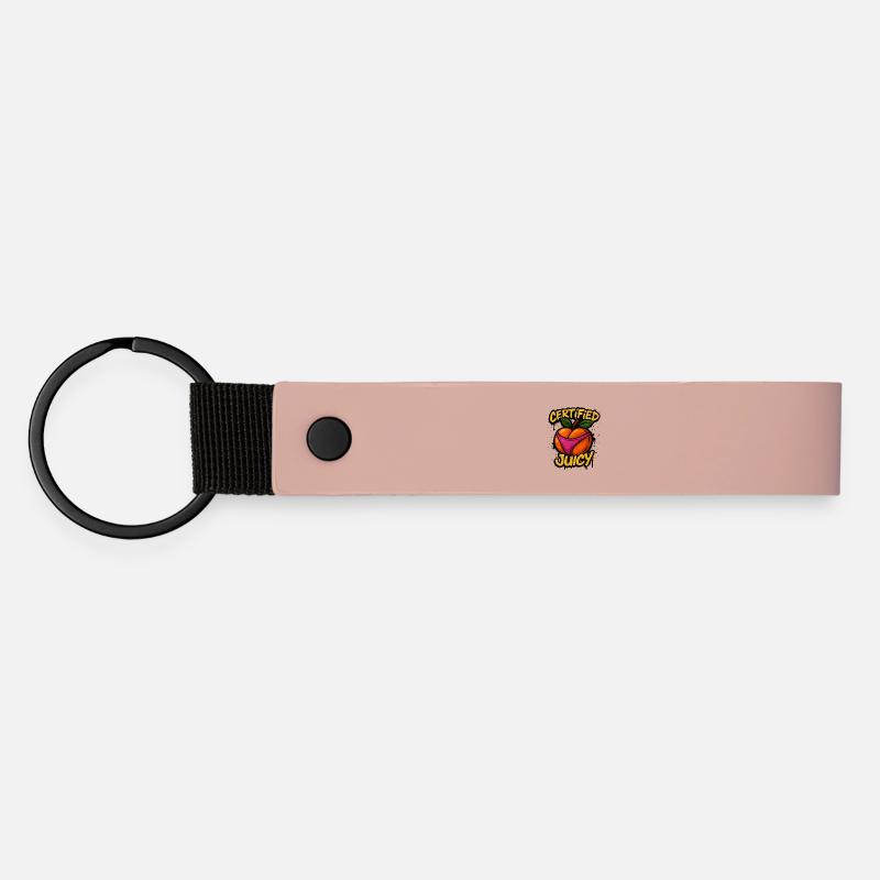 Certified Juicy - Matte Pu Keyring - pink