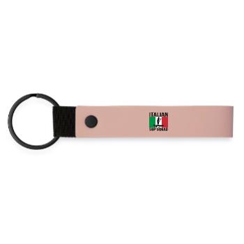 Italian SUP Crew Paddle-Shirt - Matte PU Schlüsselanhänger - Rosa - Vorne