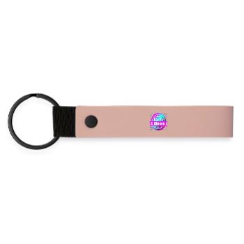 Hello 4th grade congratulations – schoolchild school - Matte Pu Keyring - pink - Front