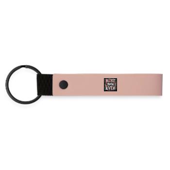 True nurse always loyal - Matte Pu Keyring - pink - Front