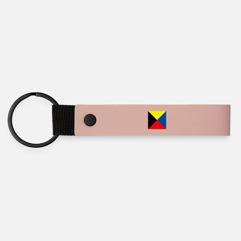 I_Require_A_Tug_Flag - Matte Pu Keyring - pink