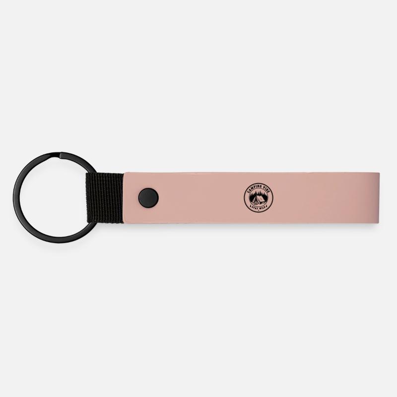 Aventure - Porte-clés en PU mat - rose