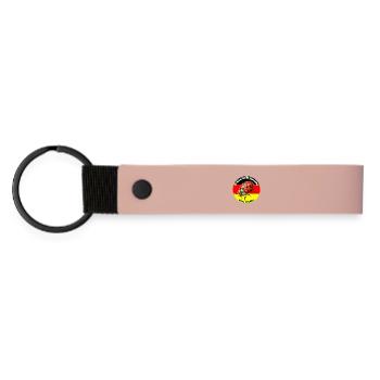 Explications brièves de la politique et du gouvernement allemands - Porte-clés en PU mat - rose - Devant