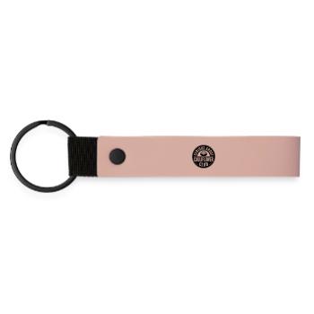 Cauliflower serious about cauliflowers - Matte Pu Keyring - pink - Front