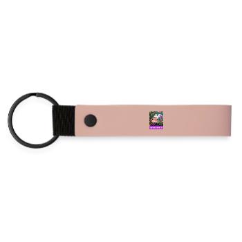 EC Animals I Nature conservation I Otter - Matte Pu Keyring - pink - Front