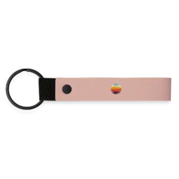 Visitez l’Autriche Sunset - Porte-clés en PU mat - rose - Devant