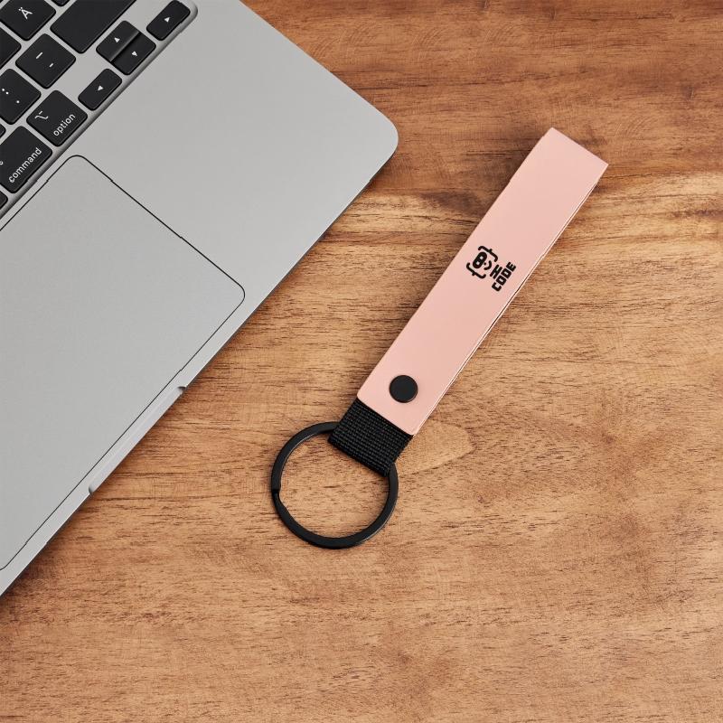 Matte PU Schlüsselanhänger