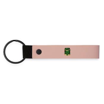Le metal est ma religion - Porte-clés en PU mat - rose - Devant