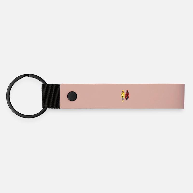 BFF - Matte Pu Keyring - pink