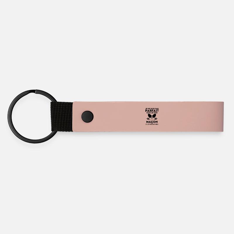 Maçon maçonnerie - Porte-clés en PU mat - rose