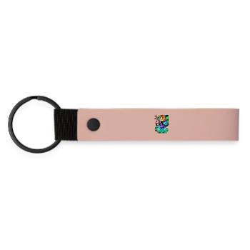 Fantasy Dance Fireworks - Matte Pu Keyring - pink - Front