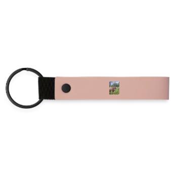 Nordic Yak Nature Shot - Matte Pu Keyring - pink - Front