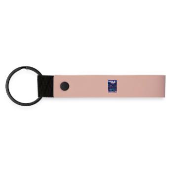 Tuned in Japan Neon JDM Cover - Matte PU Schlüsselanhänger - Rosa - Vorne