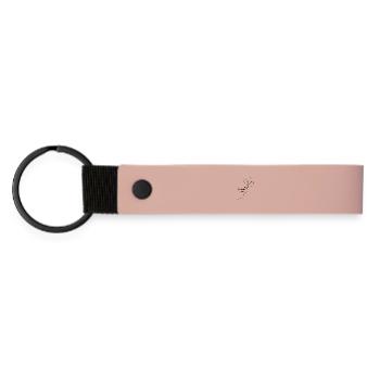 I choose peace - Matte Pu Keyring - pink - Front