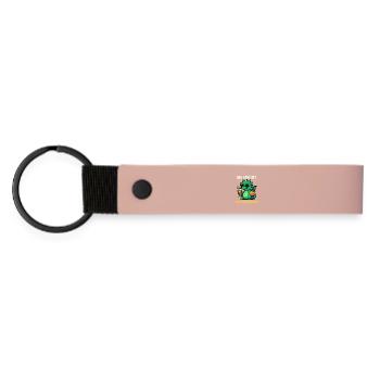 Die Lage Ist Besäufniserregend - Matte PU Schlüsselanhänger - Rosa - Vorne