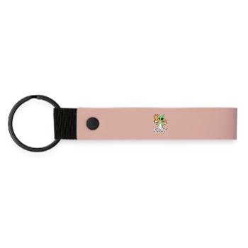 Breakfast Invasion: Alien Pancakes - Matte Pu Keyring - pink - Front