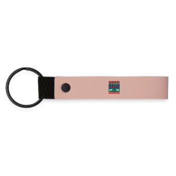 Festive Name Mary Ugly Chrismas Style, Xmas  - Matte Pu Keyring - pink - Front