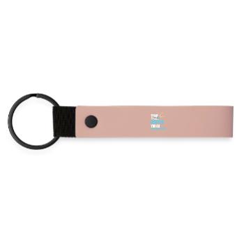 Tauchen Taucher Schnorcheln Sporttaucher - Matte PU Schlüsselanhänger - Rosa - Vorne
