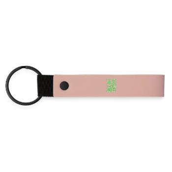 Alt 43 - Matte PU Schlüsselanhänger - Rosa - Vorne