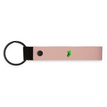 Alien Cat - Porte-clés en PU mat - rose - Devant