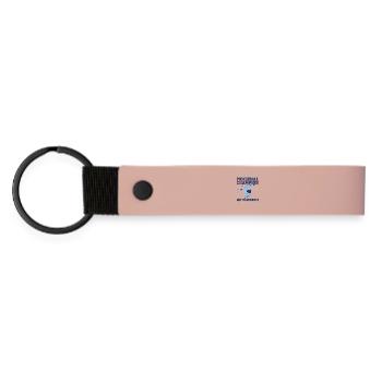 Pickleball Champion Net Dominance Relentless - Matte Pu Keyring - pink - Front