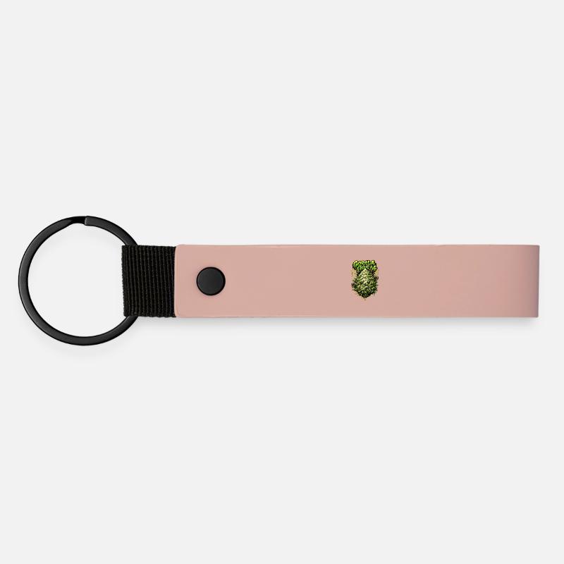 Gorilla Glue #4 Graffiti Bud Print - Porte-clés en PU mat - rose