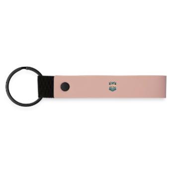 Waves for the Soul - Matte Pu Keyring - pink - Front