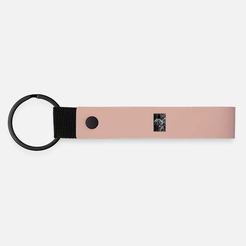 The Gargoyle - Matte Pu Keyring - pink