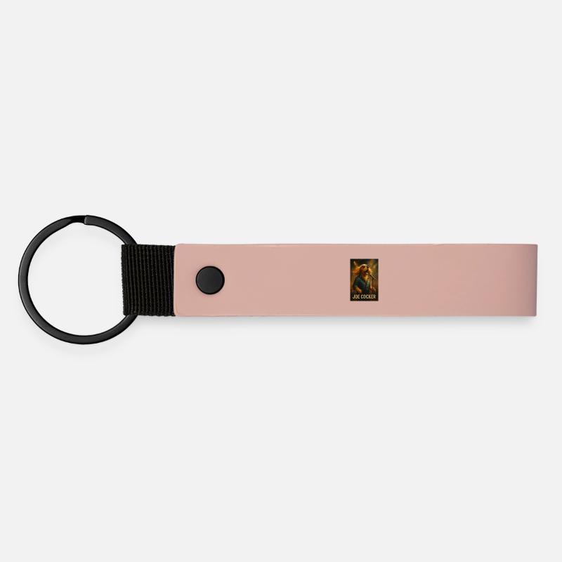 Joe Cocker - Matte Pu Keyring - pink
