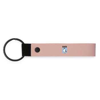 Wanted: French Fries Seagull - Matte Pu Keyring - pink - Front