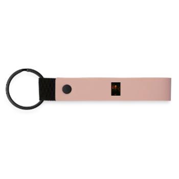 Timo of the Night - Matte Pu Keyring - pink - Front