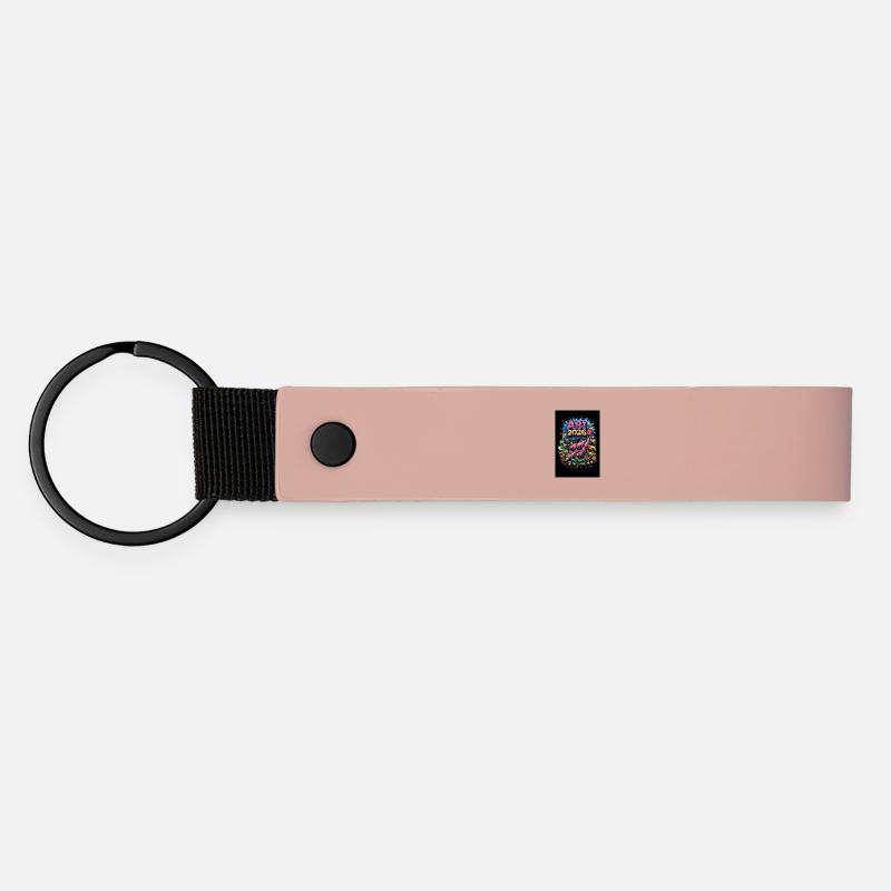 Abi 2026 Comic - Matte Pu Keyring - pink