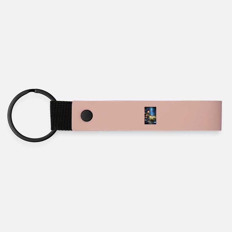 La recherche du bon chemin - Porte-clés en PU mat - rose