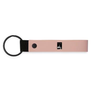 Fortitude Strength Today Power Tomorrow - Matte Pu Keyring - pink - Front