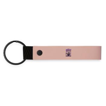 Horror Marathon Watch Yours - Matte PU Schlüsselanhänger - Rosa - Vorne