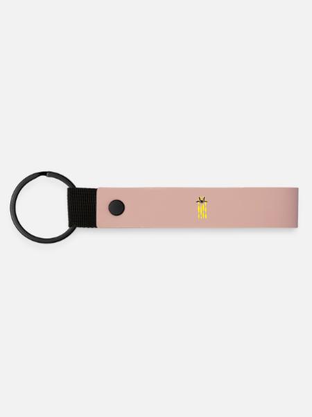 skydive - Matte PU Schlüsselanhänger - Rosa