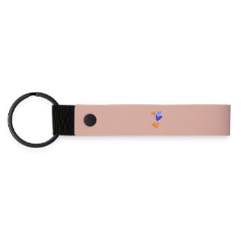 ANNIVERSARY. HAPPY BIRTHDAY. HAPPY BIRTHDAY. - Matte Pu Keyring - pink - Front