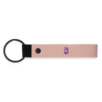 Birthday Girl Korean Pop Birthday K-Pop - Matte Pu Keyring - pink - Front