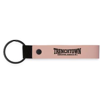 trenchtown noir - Porte-clés en PU mat - rose - Devant