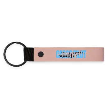 Cargo pilot CN-235 - Matte PU Schlüsselanhänger - Rosa - Vorne