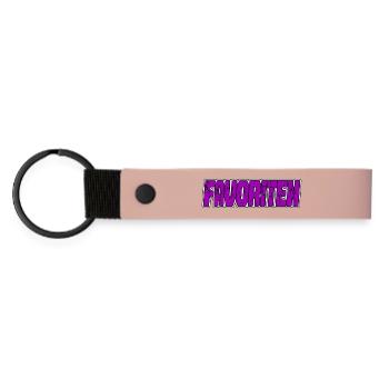 Favoriten Austria Wien Ultras - Matte PU Schlüsselanhänger - Rosa - Vorne