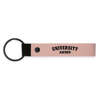 University of Aachen - Matte Pu Keyring - pink - Front