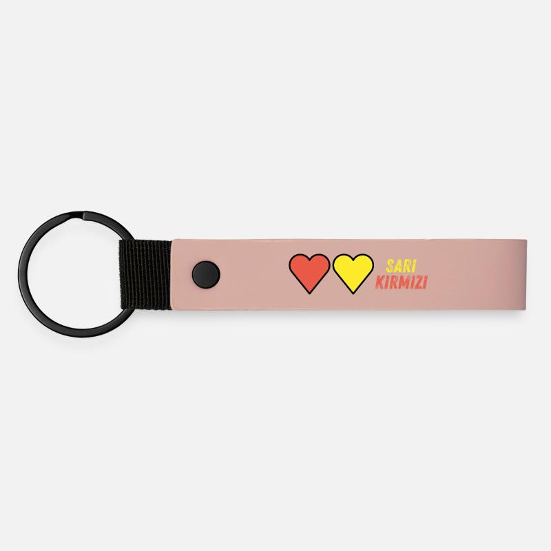 Turkey - Matte Pu Keyring - pink