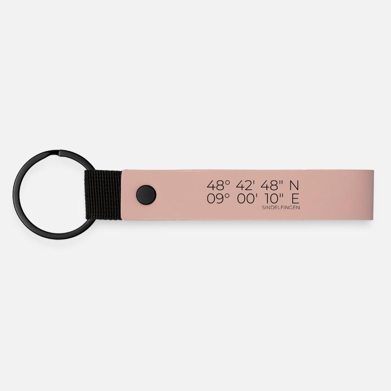 Coordinates Sindelfingen - Matte Pu Keyring - pink