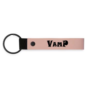 vamp - Porte-clés en PU mat - rose - Devant