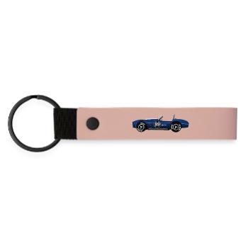 Classic Racer 99 – Voiture de course vintage - Porte-clés en PU mat - rose - Devant