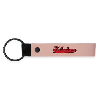 Retro Copenhagen - Matte Pu Keyring - pink - Front