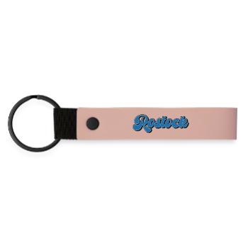 Rostock - Matte Pu Keyring - pink - Front