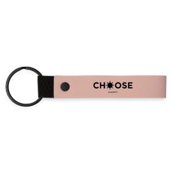 Design inspirant Celestial Sunburst - Porte-clés en PU mat - rose - Devant